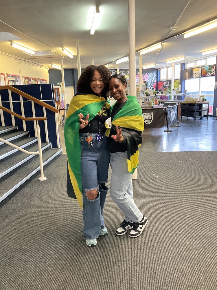 Staff at Norbury High School for Girls wearing cultural dress